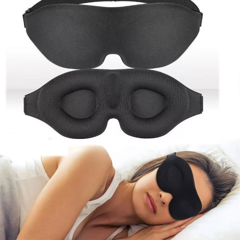 3D Printing Mask - ผ้าปิดตาสำหรับการนอนหลับ 3D นุ่มพิเศษ ปิดกั้นแสง เหมาะสำหรับผู้หญิง ผู้ชาย