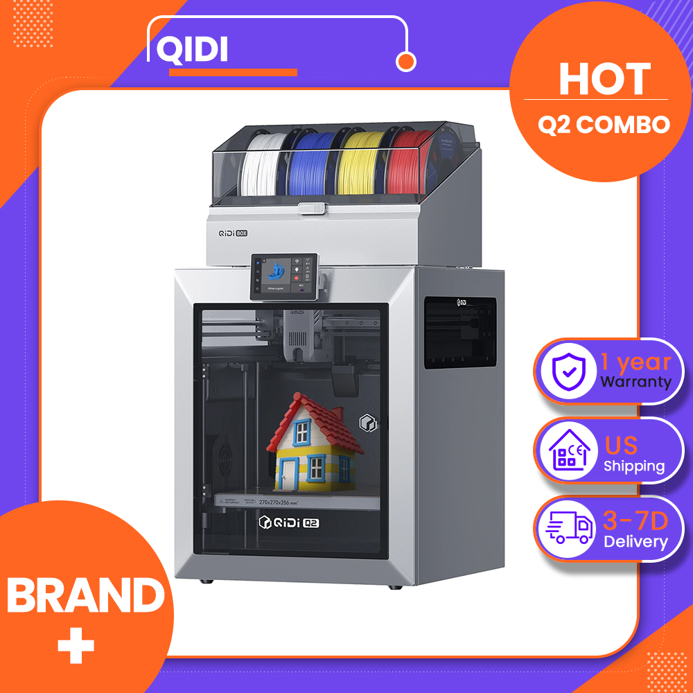 3D Printing Online Service - เครื่องพิมพ์สามมิติ QIDI Q2 Combo, ความเร็วในการพิมพ์สูง 600