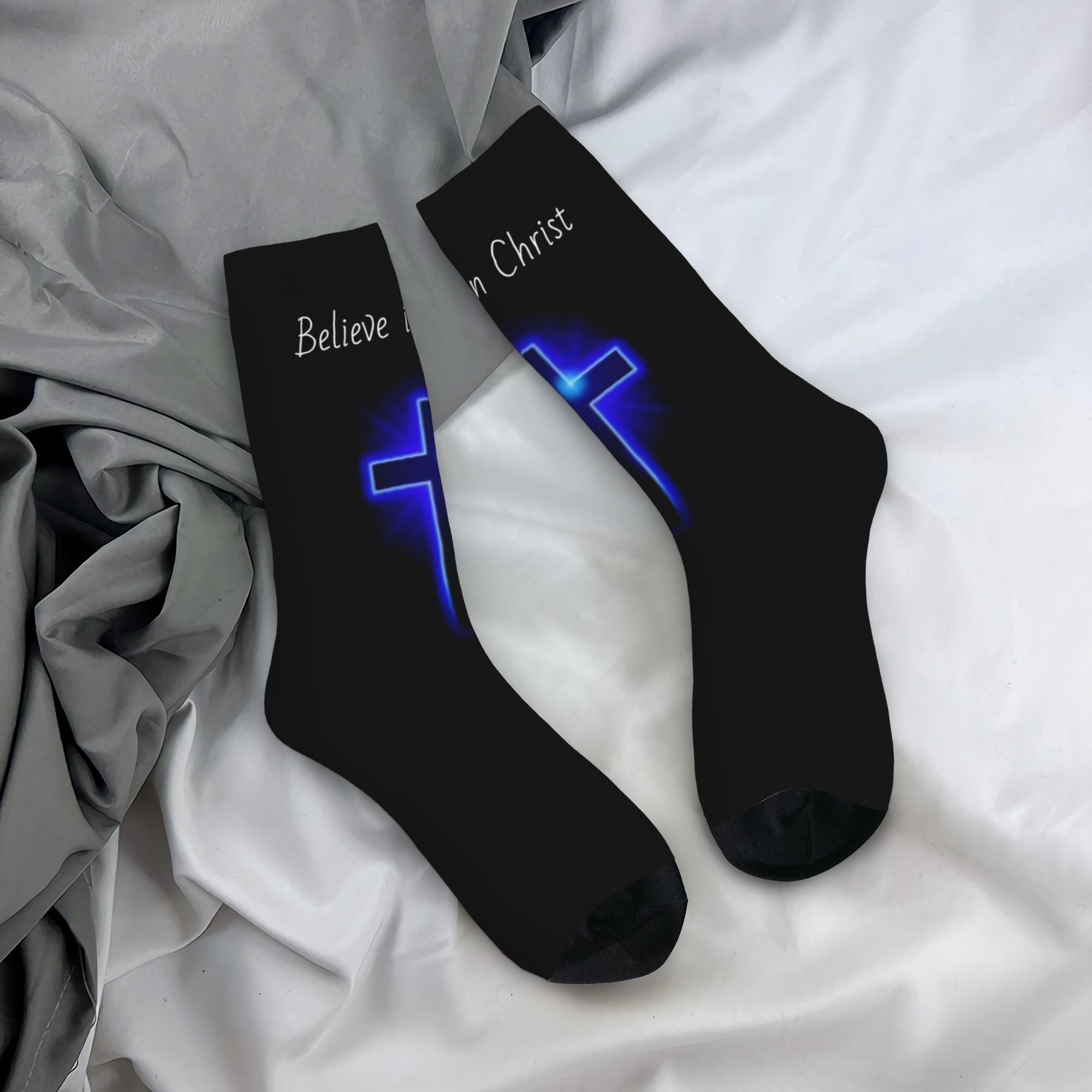 3D Printing Custom - ถุงเท้าลายพิมพ์ 3D สุดเท่ สำหรับผู้ชายและผู้หญิง ลาย Custom