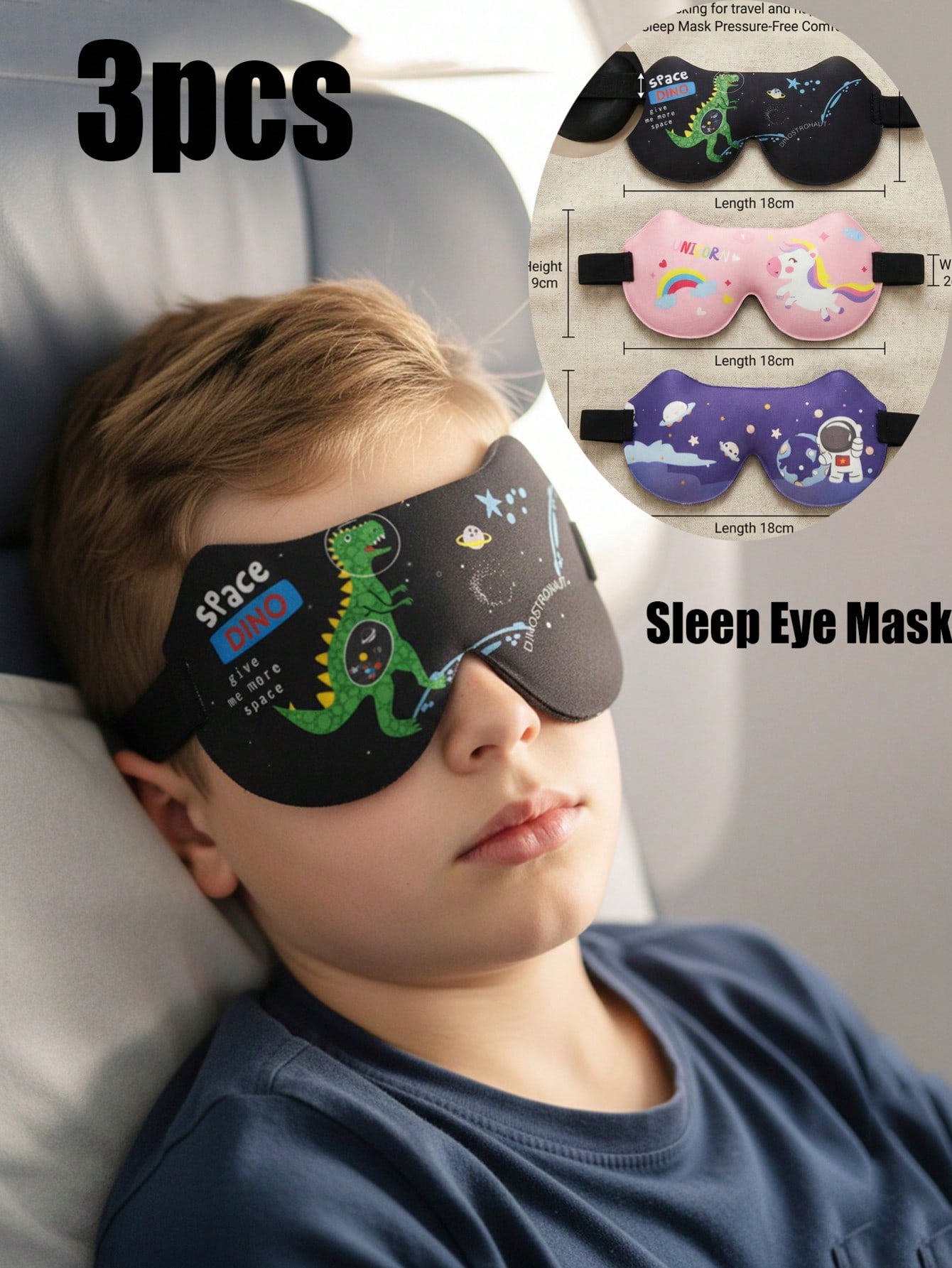 3 ชิ้น หน้ากากปิดตา 3 มิติ สำห - 3D Printing Mask บทวิจารณ์และราคา