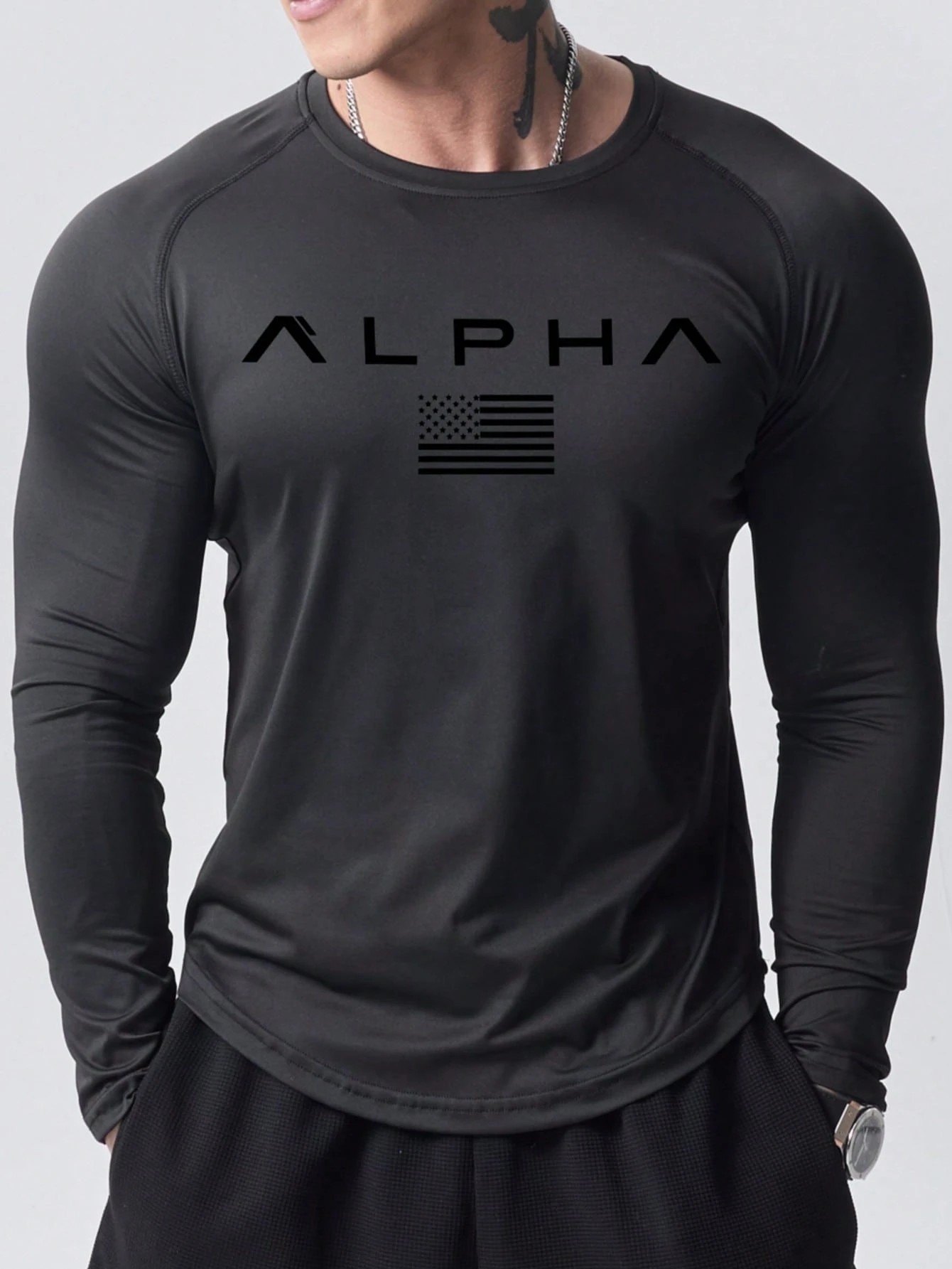 เสื้อยืดแขนยาวผู้ชายรุ่นใหม่สำ - 3D Printing Custom บทวิจารณ์และราคา