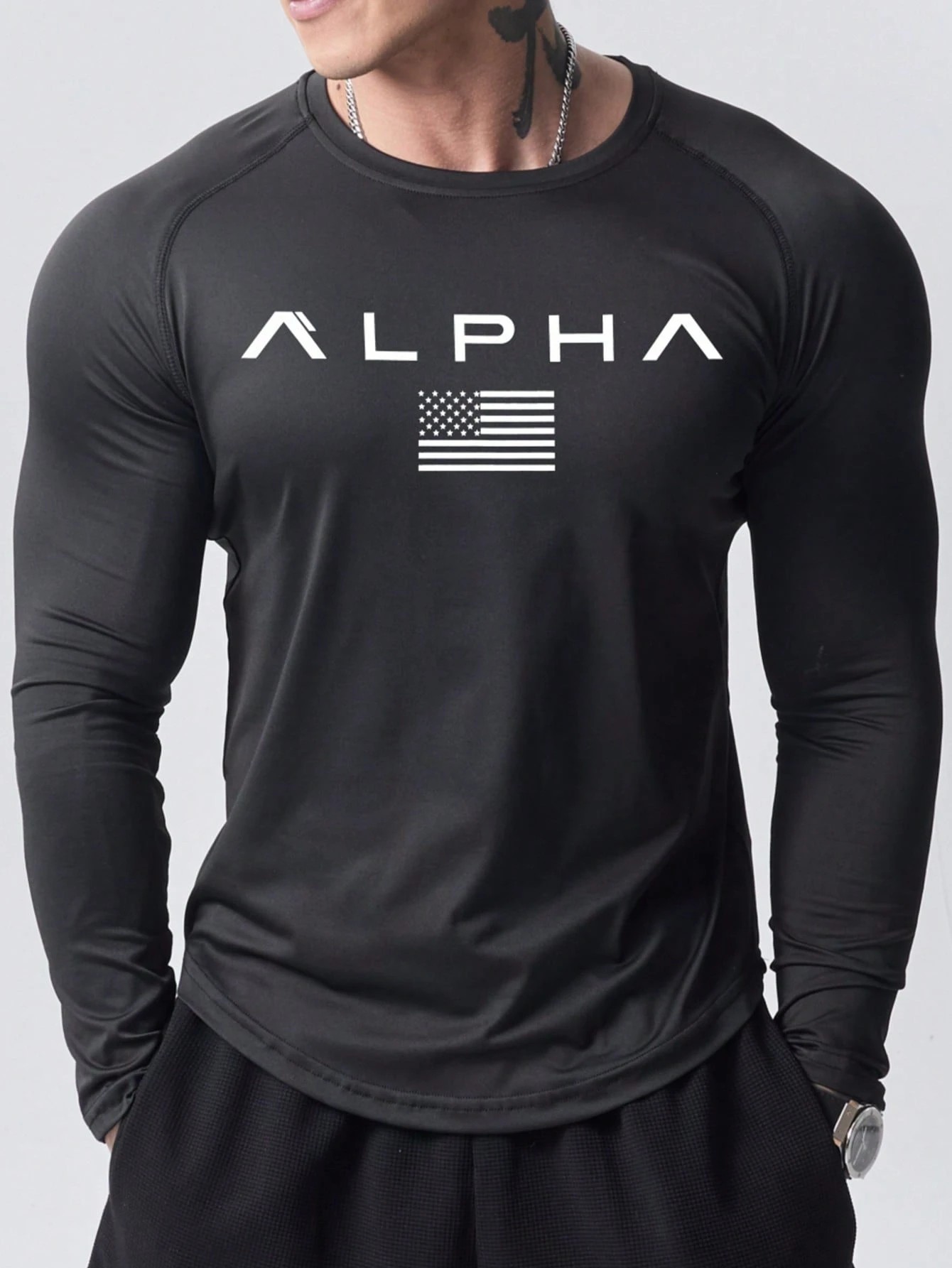 เสื้อยืดแขนยาวผู้ชายรุ่นใหม่สำ - 3D Printing Custom บทวิจารณ์และราคา