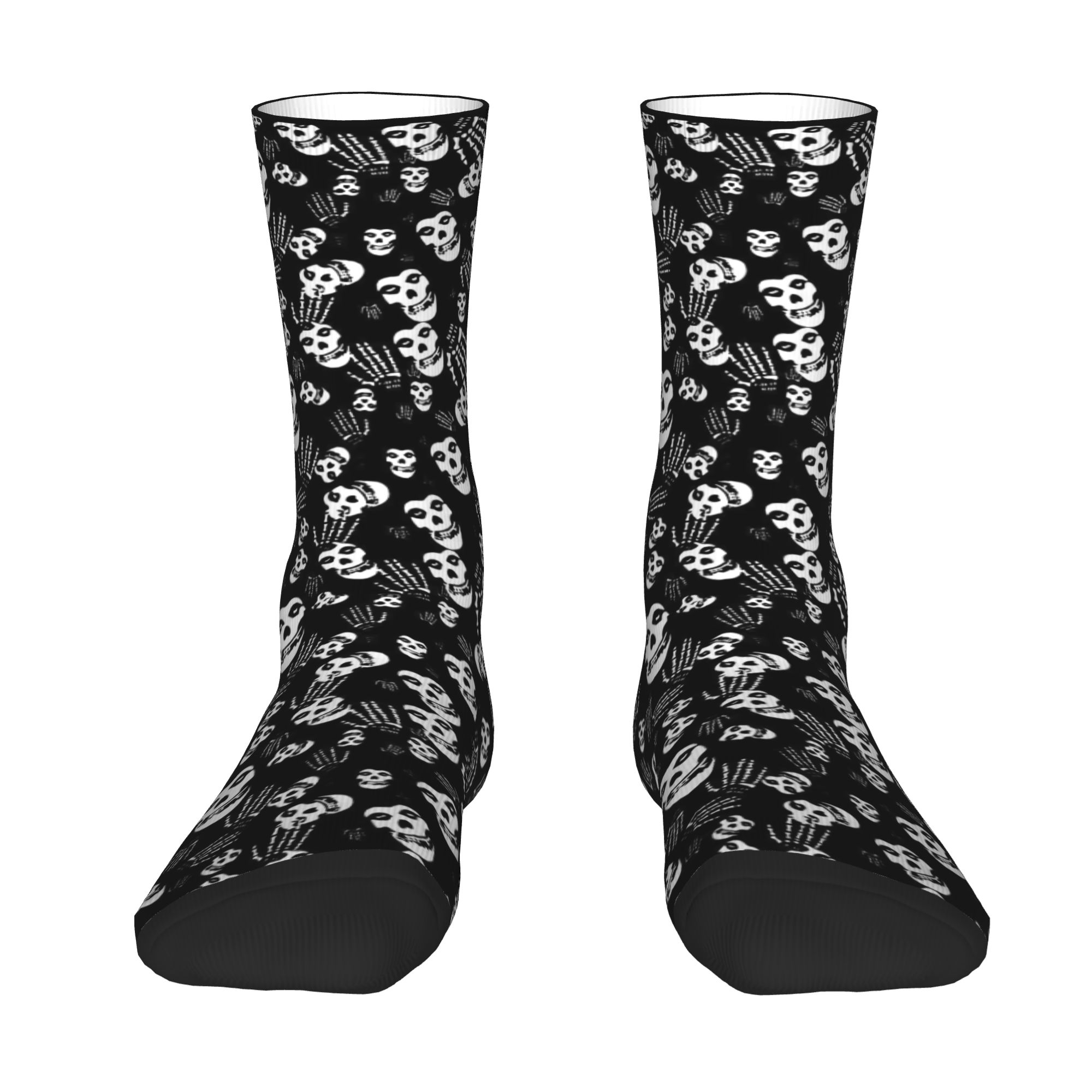 ถุงเท้าลายหัวกะโหลกสไตล์ร็อคพั - 3D Printing Custom บทวิจารณ์และราคา