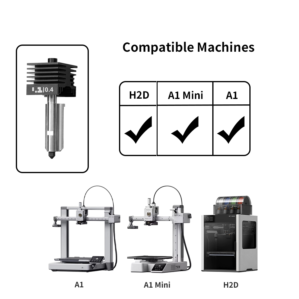 ชุดฮอตเอนด์ H2D H2S H2C คุณภาพ - 3D Printing Bambu Lab บทวิจารณ์และราคา