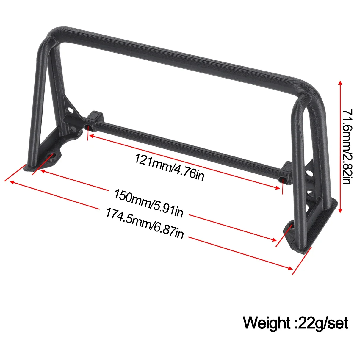 โครงกันกระแทกไนลอนสำหรับรถบังค - 3D Printing Nylon บทวิจารณ์และราคา
