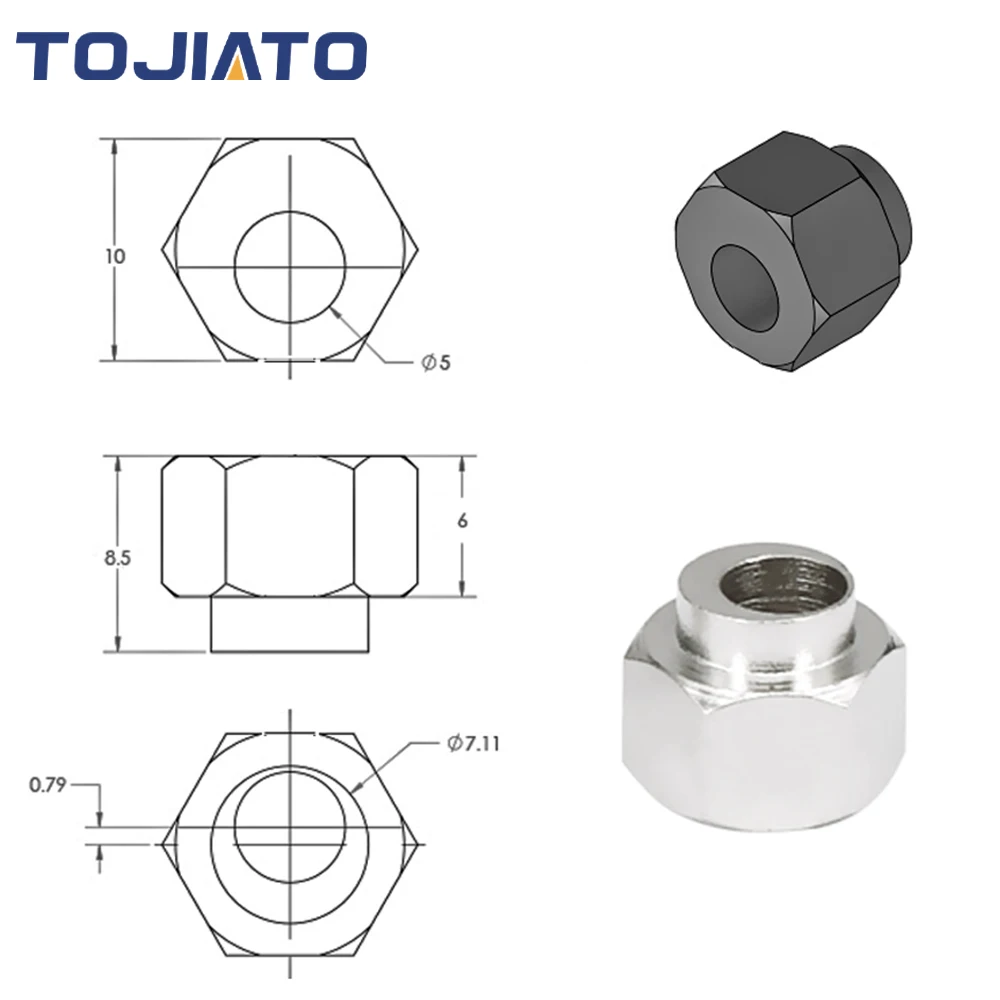 ชุดสกรูเว้นระยะแบบเอ็กเซ็นทริค - 3D Printing Guide บทวิจารณ์และราคา