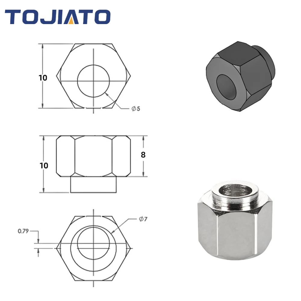 ชุดสกรูเว้นระยะแบบเอ็กเซ็นทริค - 3D Printing Guide บทวิจารณ์และราคา