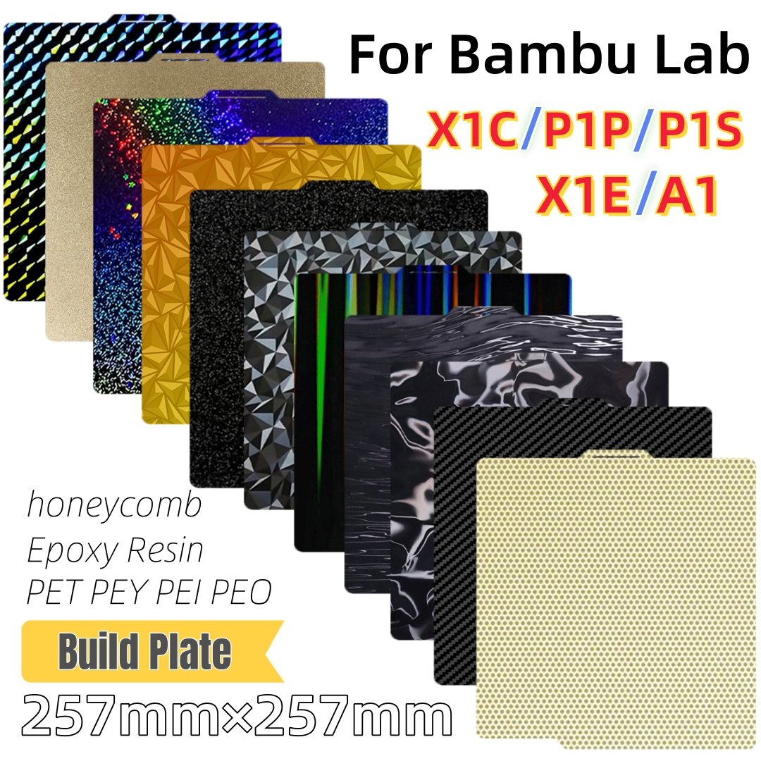 สร้างแผ่น 257x257 ฤดูใบไม้ผลิเ - 3D Printing Bambu Lab บทวิจารณ์และราคา