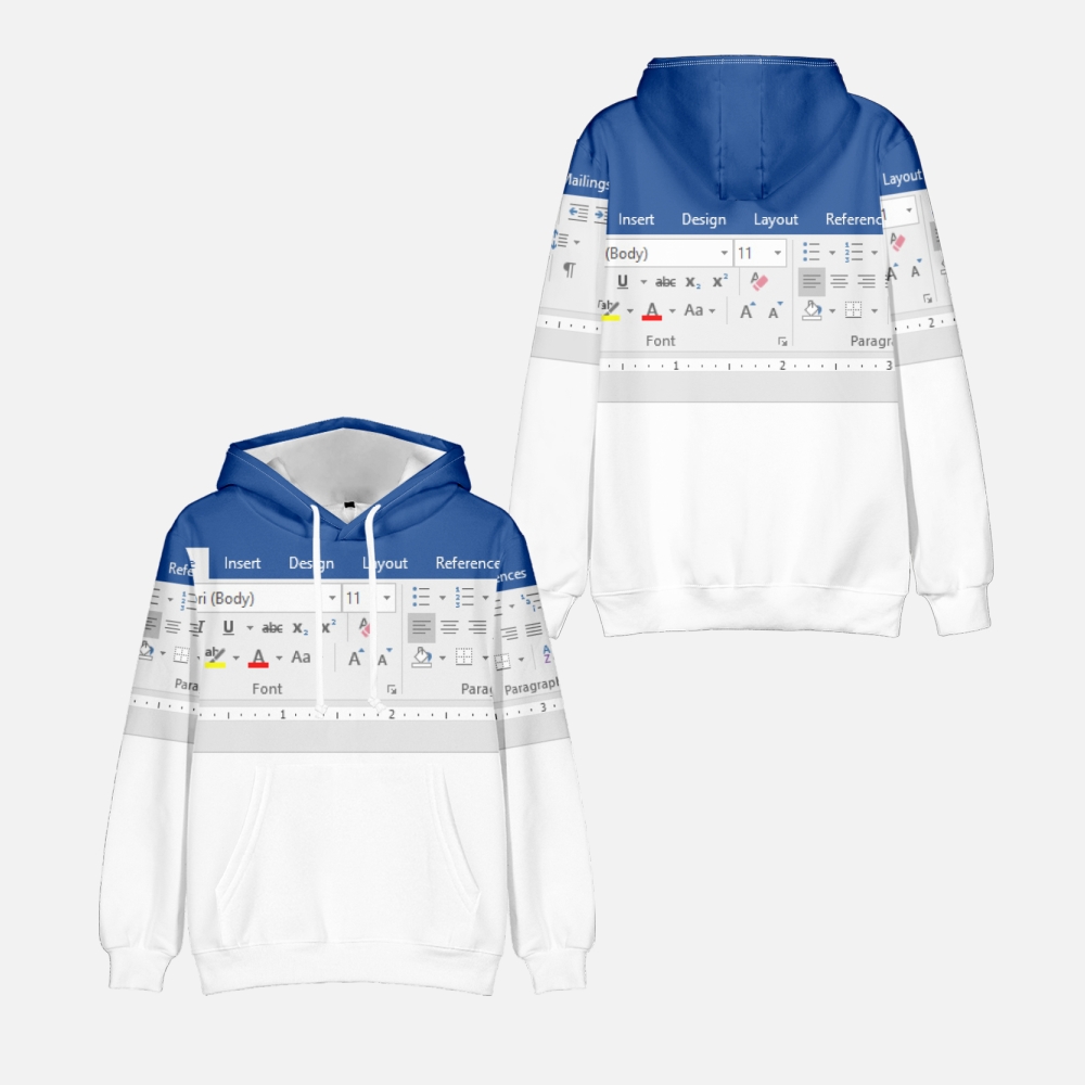 Casual Excel Hoodieสําหรับผู้ช - 3D Printing Online Service บทวิจารณ์และราคา